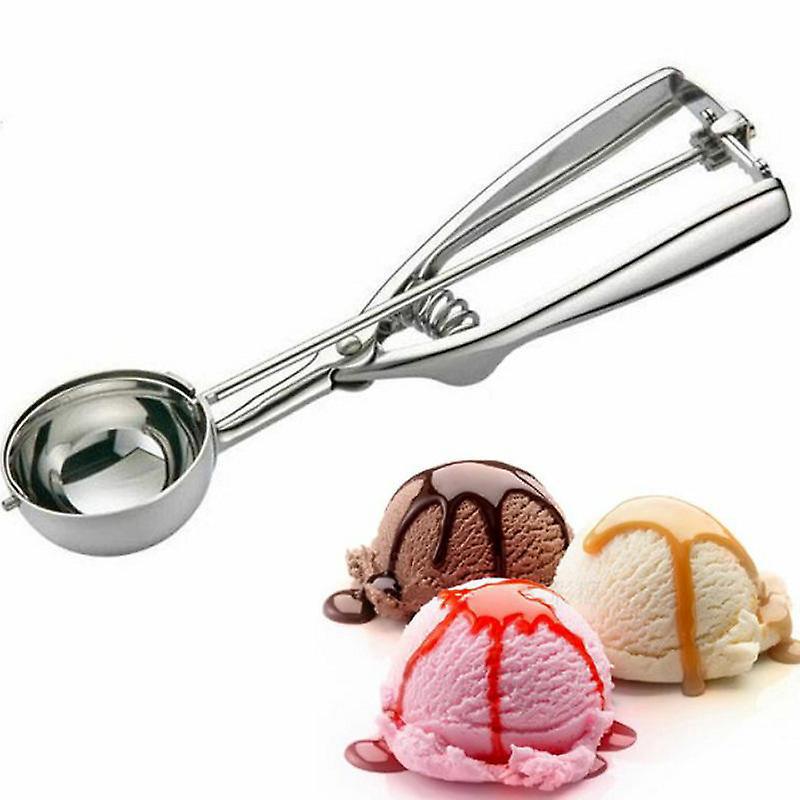 Kleiner Kekslöffel Aus Edelstahl Für 1 Portion Keksteig – Spring Chef Kekslöffel, Hochwertiger Multifunktionslöffel Für Melone, Proteinbällchen