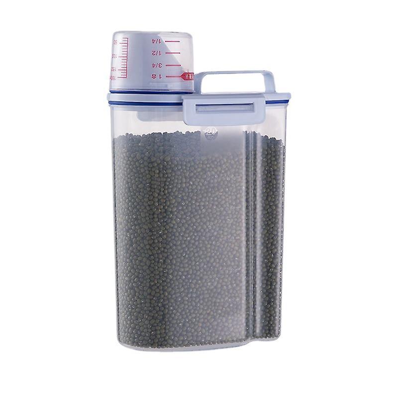 Müslibehälter Mit Spender Zur Reisaufbewahrung Aus Bpa-freiem Kunststoff + Luftdichtem Design + Messbecher + Ausgießer