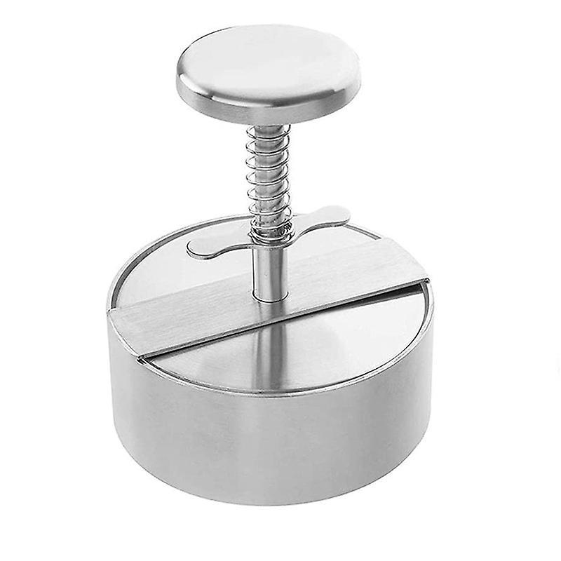 Verstellbarer Hamburgermaker Aus Edelstahl, Antihaftbeschichtete Burgerformen, Geeignet Für Rindfleisch, Gemüse, Burger Und Zum Kochen