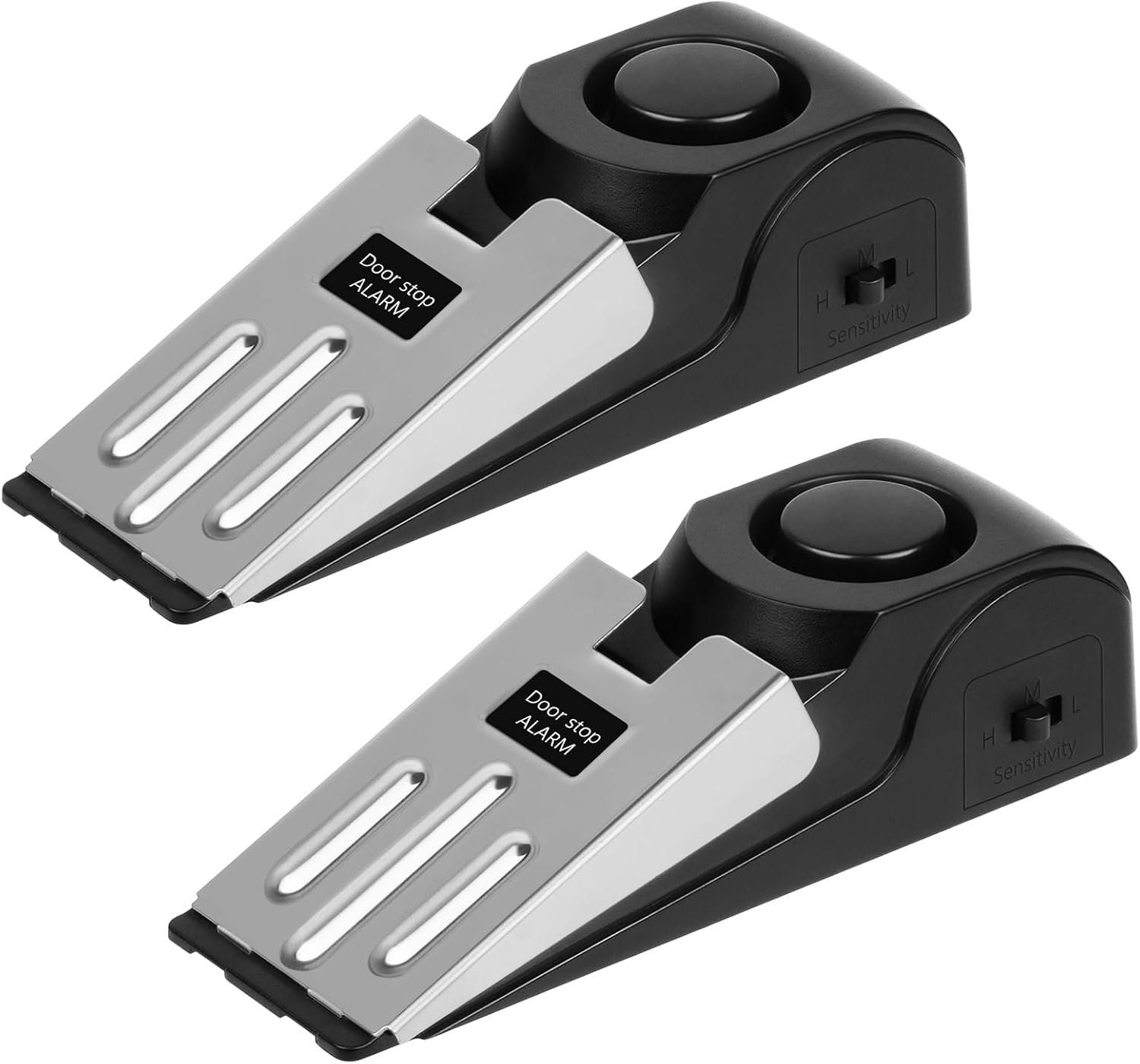 Türstopper Mit Alarmfunktion, 2er-set Türstopper Mit Alarm, 120 Db Alarm-türstopper, Verstellbarer Sicherheitstürstopper Für Den Persönlichen Schutz Zu Hause Und Auf Reisen