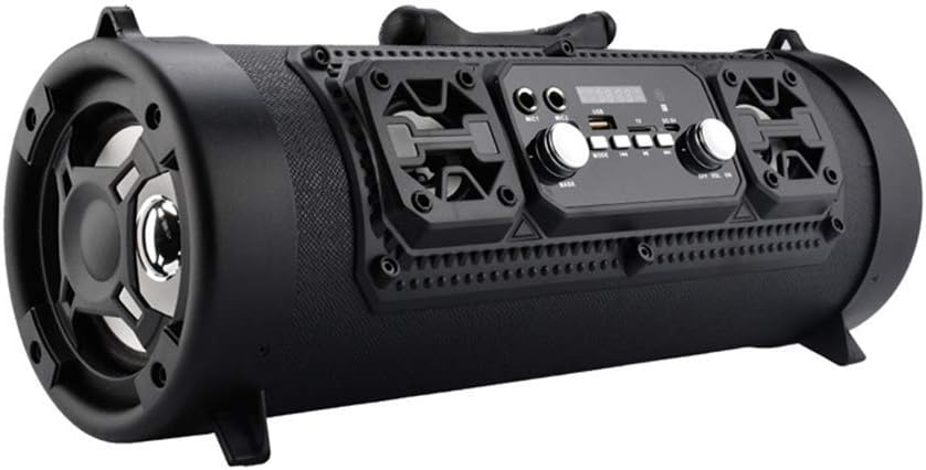 Tragbarer Und Leistungsstarker Kabelloser Bluetooth-lautsprecher Mit Fm-radio, Anruffunktion Und Tf-kartenleser – Schwarz