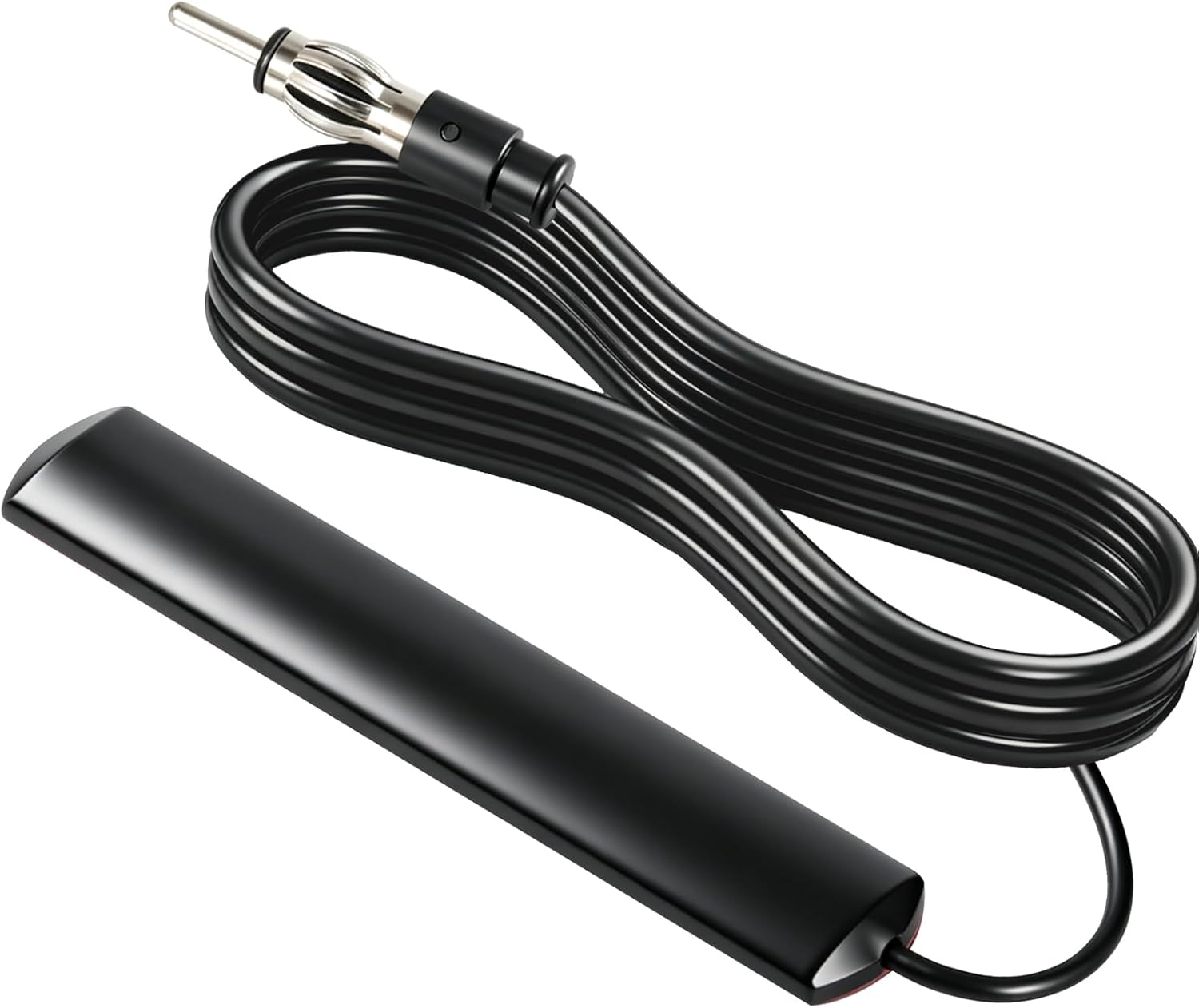 Universelle, Selbstklebende Fm/am-autoradioantenne Mit Din-adapter Und 3 Meter Kabel, Fm-autoradioantenne Für Die Windschutzscheibe, 5 Dbi Gewinn, Kompatibel Mit Pkw, Lkw, Suvs, Booten Und Anderen Fah
