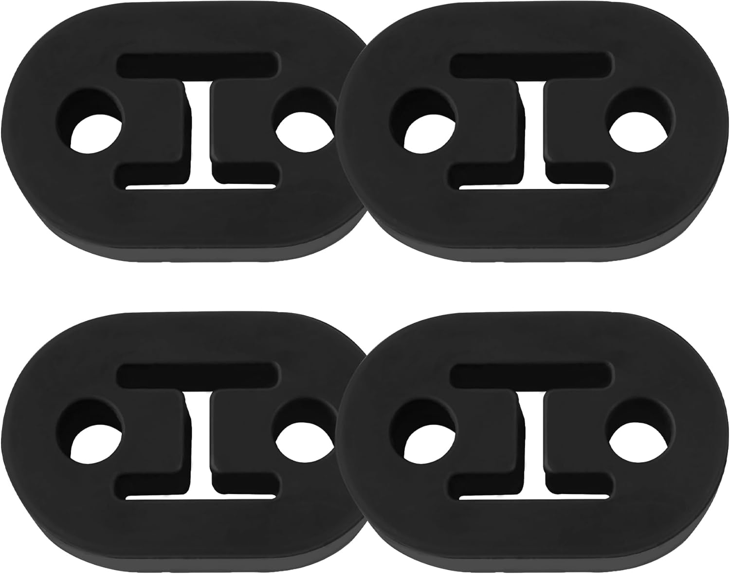 Gummiauspuffhalterungen Mit 2 X 12 Mm Löchern - Universelle Professionelle Schalldämpferhalterungen Für Pkw, Lkw Und Suvs