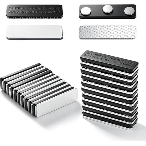 20 Stück Vorhangmagnete 45 X 13 Mm Magnetische Vorhangmagnete Für Fenstergardinen, Fliegengitter, Magnetclips, Vorhangmagnete, Clips Für Moskitonetze, Türgardinen