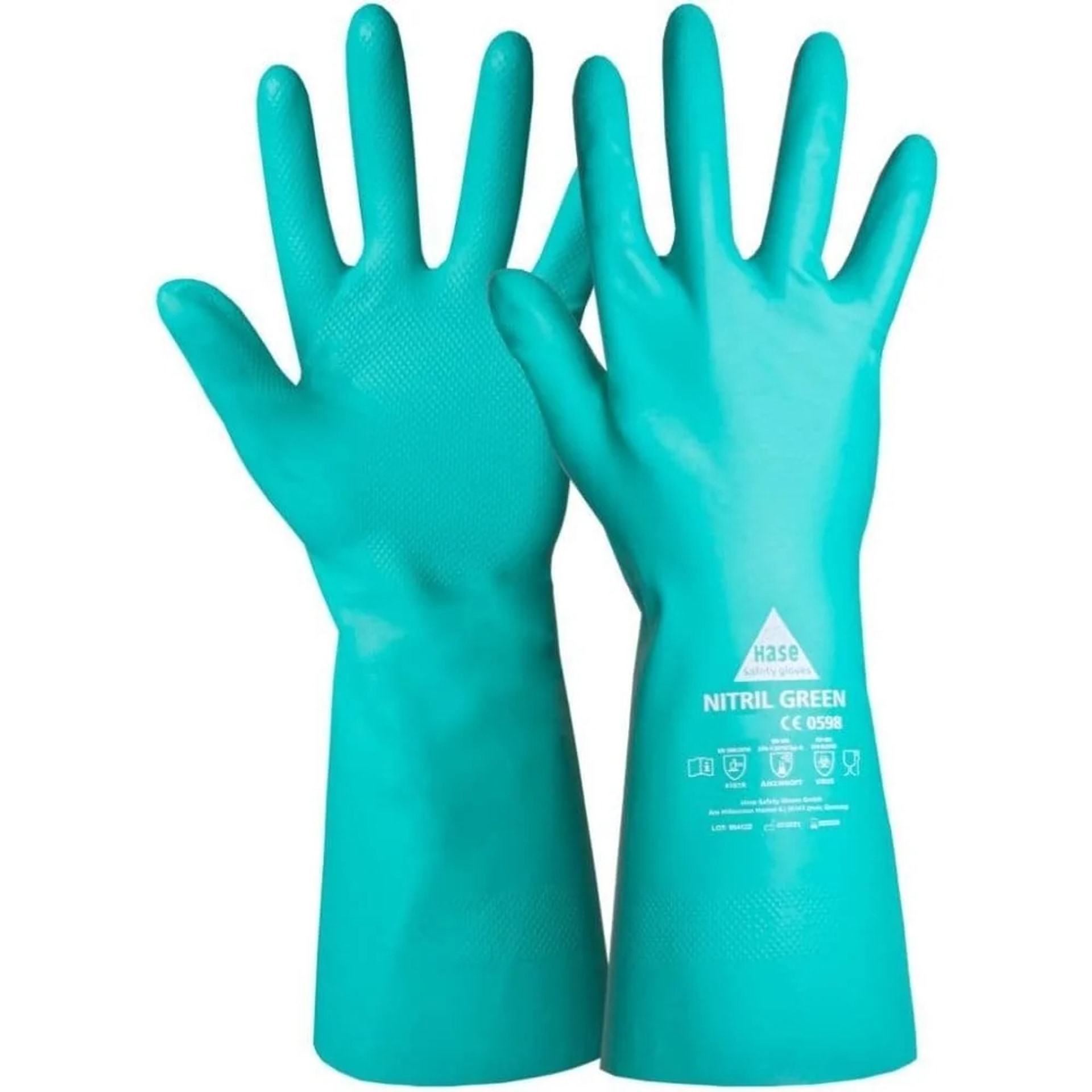 Chemikalienschutzhandschuhe Nitril Green, Gr. 8