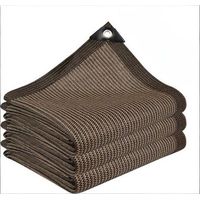 Schattierungsnetz – Uv-beständig, Sonnenschutz Mit Metallösen, 90 % Schattierung – Für Garten, Gewächshaus, Pergola, Terrasse – Braun, 2 X 3 M