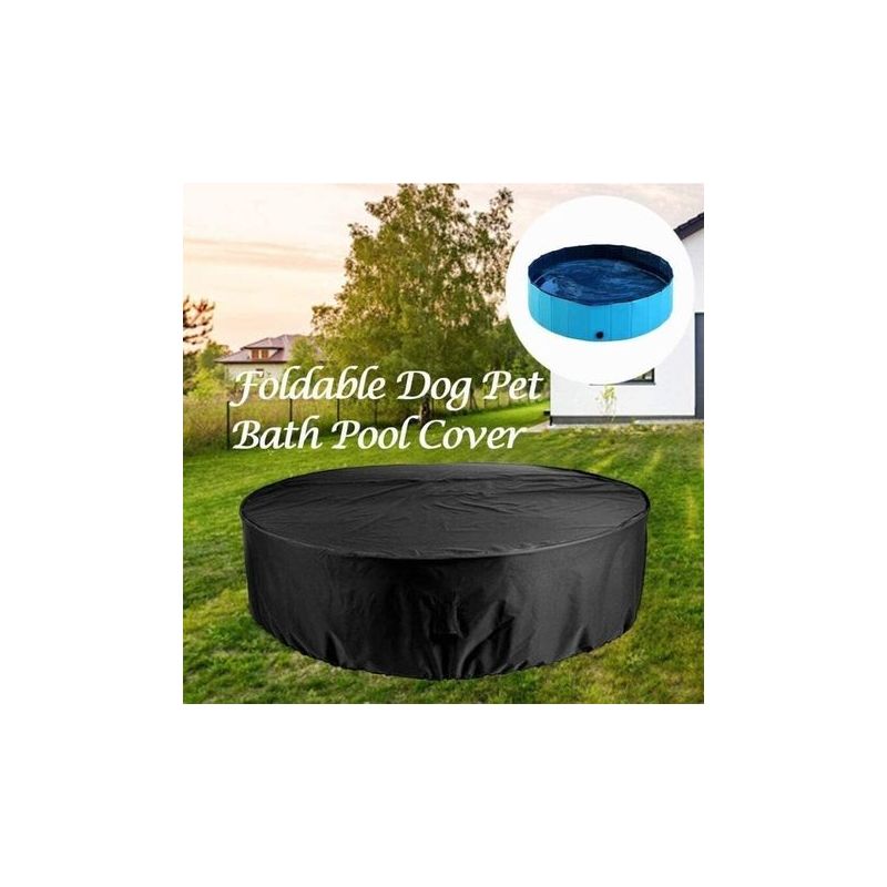 Schutzhülle Für Hundepool – Rund – Faltbar – Uv-beständig – Für Familienpools – 200 Cm X 30 Cm