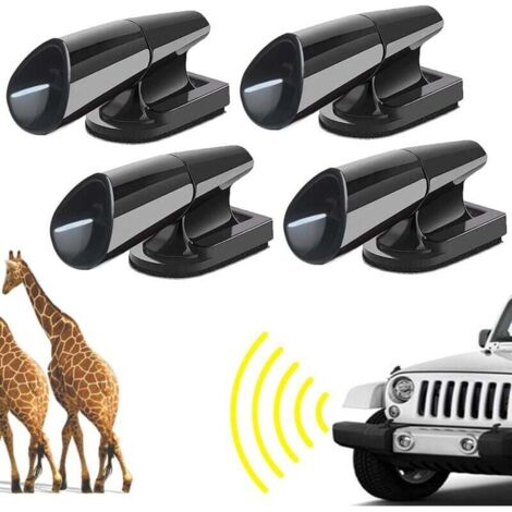 Bunthaus Set Mit 4 Ultraschall-autopfeifen Zur Wildabwehr, Unsichtbare Schutzvorrichtungen Für Stoßstangen, Pkw, Suvs, Lkw Und Motorräder.