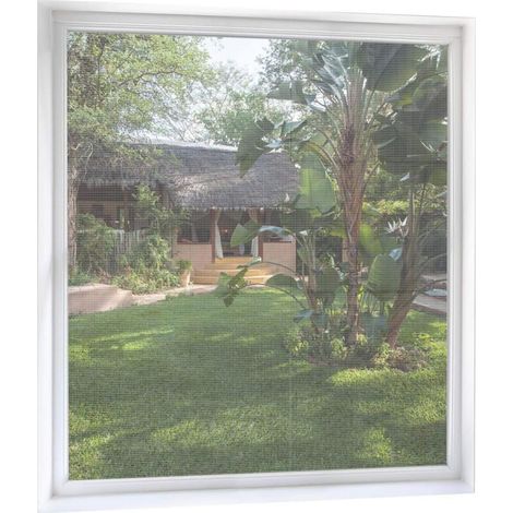 Bunthaus Zuschneidbares Moskitonetz Für Fenster, 150 Cm X 200 Cm, 2er-pack, Insektenschutznetz Mit Klebestreifen, Feinmaschiges Fliegengitter Ohne Bohren – Transparent Weiß