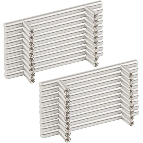 Bunthaus 20 Vergoldete Möbelgriffe, 128 Mm Küchenschrankgriffe, Schubladengriffe, Küchengriffe Aus Edelstahl, Nickel-design
