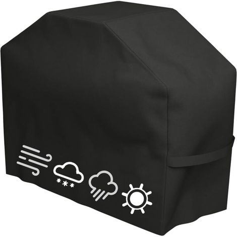 Bunthaus Plancha-abdeckung, Grillabdeckung Für Den Außenbereich, Grillplane, 210d Oxford Grillschutz, Wind-/sonnen-/wasserabweisend, Passend Für Die Meisten Grills (145 X 61 X 117 Cm)