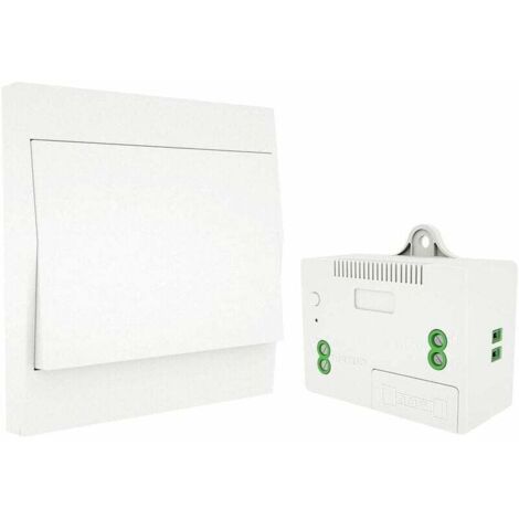Bunthaus Rf433 Funkschalter, Batterielos, Wandfernbedienung, Selbstversorgend, Keine Verkabelung, Sender Für Wandpanel (1-wege-set)