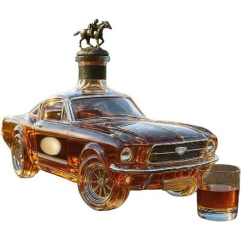 Bunthaus Autoförmige Whiskykaraffe Aus Borosilikatglas