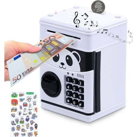 Bunthaus Elektronisches Sparschwein Mit Passwort, Geldautomaten-sparschwein – Intelligentes Sparschwein Mit Sprachausgabe Für Kinder, Münzsparschwein, Weihnachtsgeschenk