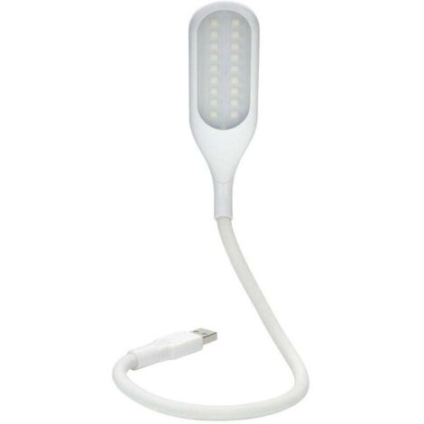 Bunthaus Dimmbare Usb-lampe Mit 18 Leds Und 3 Helligkeitsstufen. Das Schlichte Design Umfasst Einen Flexiblen Schwanenhals Und Einen Berührungsschalter – Ideal Zur Beleuchtung Von Laptop Oder Tastatur