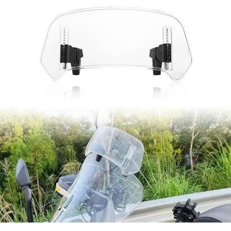 Bunthaus Windschutzscheibenverlängerung Für Motorräder, Verstellbarer Windschutzscheibenabweiser Zum Aufclipsen, Geeignet Für Die Meisten Offroad-motorräder Mit Windschutzscheibe.