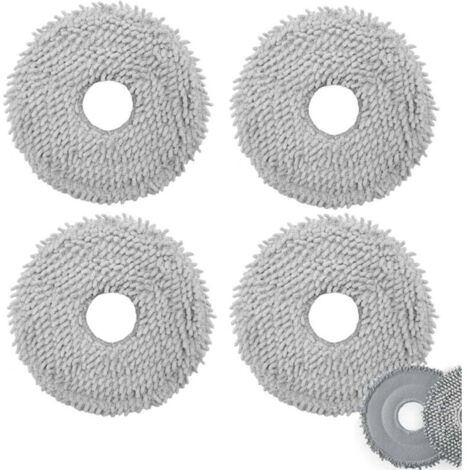 Bunthaus 4-teiliges Wischmopp-set Für Roborock Q Revo, Ersatzteile Für Roborock P10 Staubsauger, Waschbare Und Wiederverwendbare Wischmopp-pads