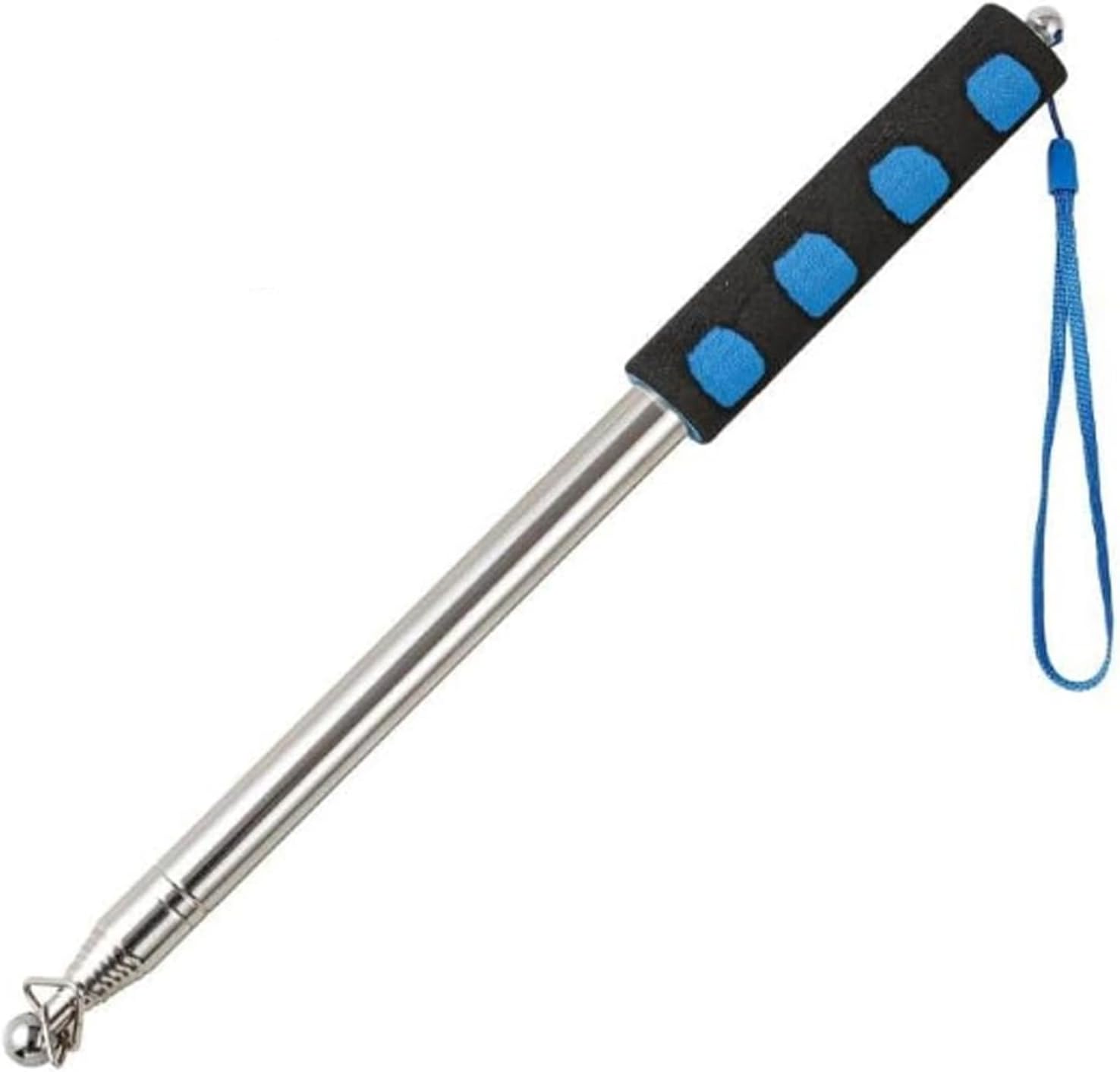 2 M Teleskopstangen-set, Edelstahl Mit 5 Clips Für Unterricht, Reisen, Bergsteigen, Camping