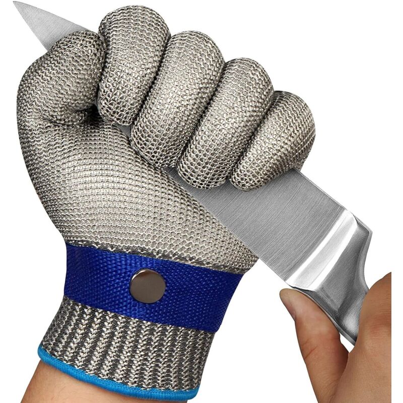 Schnittfeste Handschuhe, Verbesserte Version 2.0 Der Mesh-metzgerhandschuhe Zum Schneiden Von Fleisch, Angeln Und Tranchieren (s)