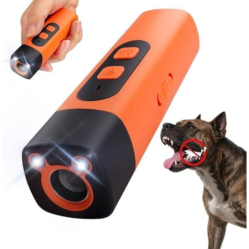 Ultraschall-antibellgerät, Leistungsstarkes Ultraschall-hundebellkontrollgerät, Ultraschall-hundeabwehrmittel, 2-in-1-antibellgerät, Für Kleine, Mittlere Und Große Hunde