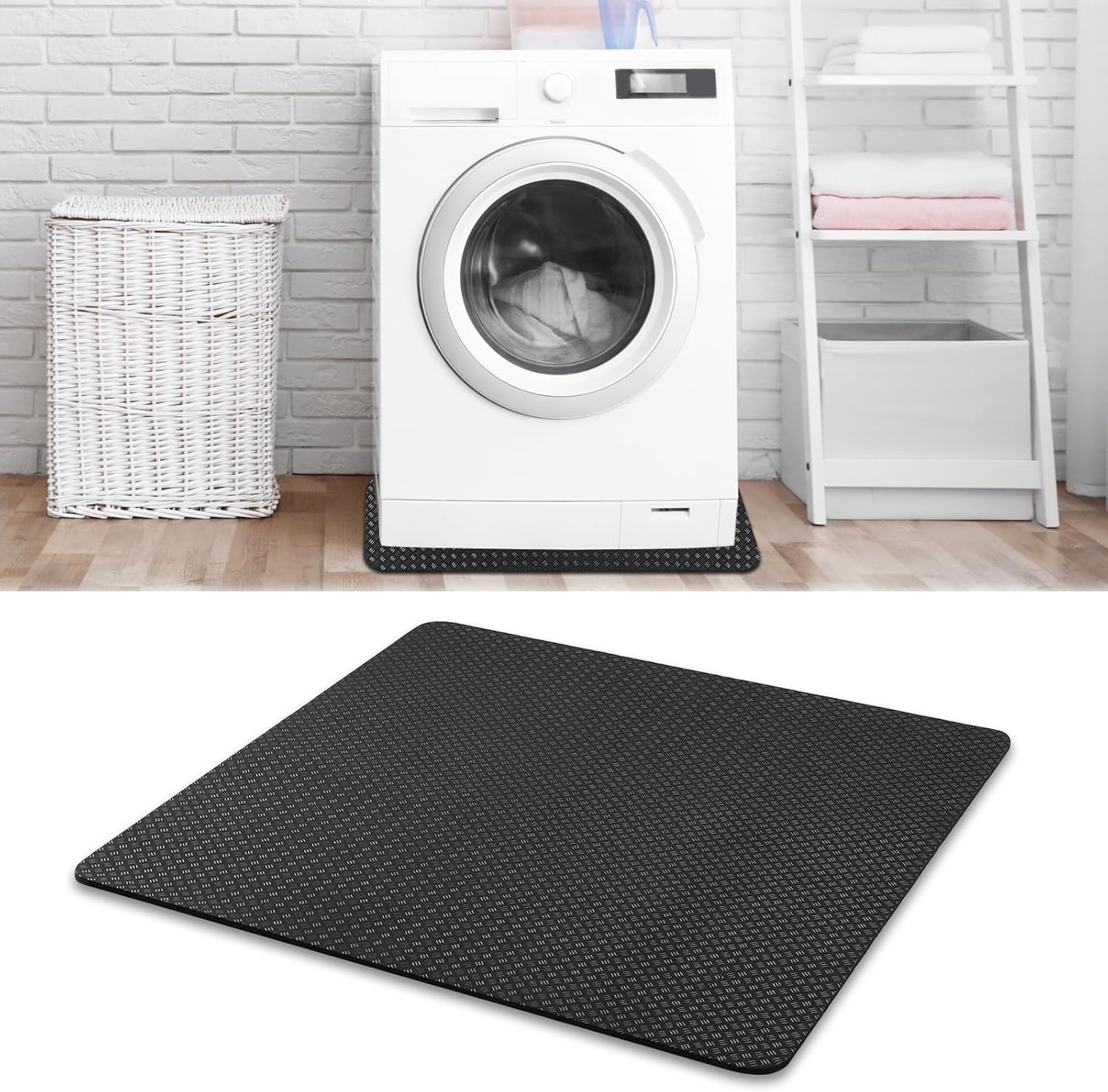 60 X 60 Cm Waschmaschinen-schutzmatte, Doppelseitige Anti-rutsch- Und Anti-vibrationsmatte, Waschmaschinenabdeckung, Kühlschrank-trockner-bodenmatte