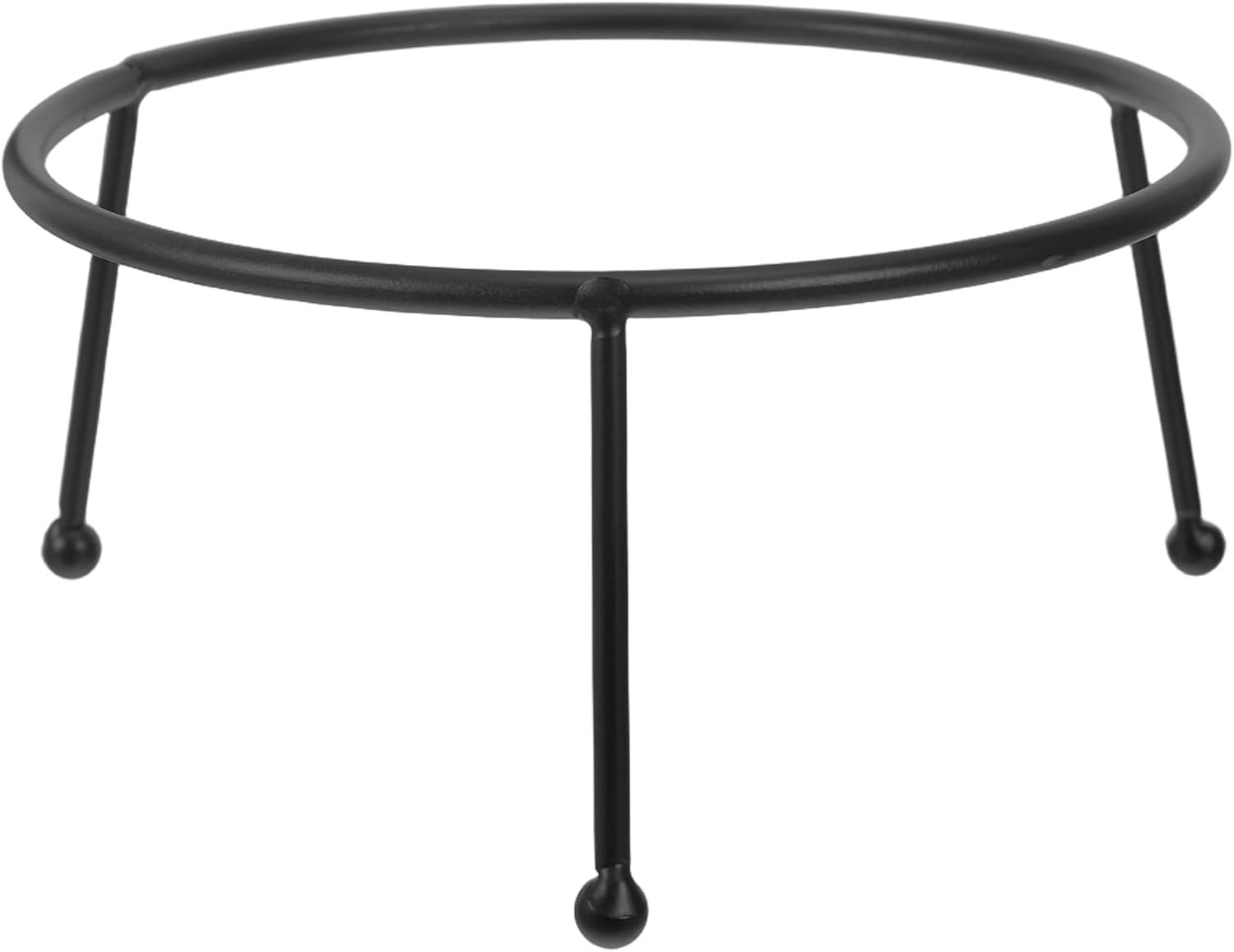 Wetterfester Gartenkugelständer Aus Schwarzem Metall, Basis Für 9–40 Cm Große Kristallkugeln, Vielseitiger Freistehender Präsentationsständer Für Outdoor-dekoration Und Töpfe