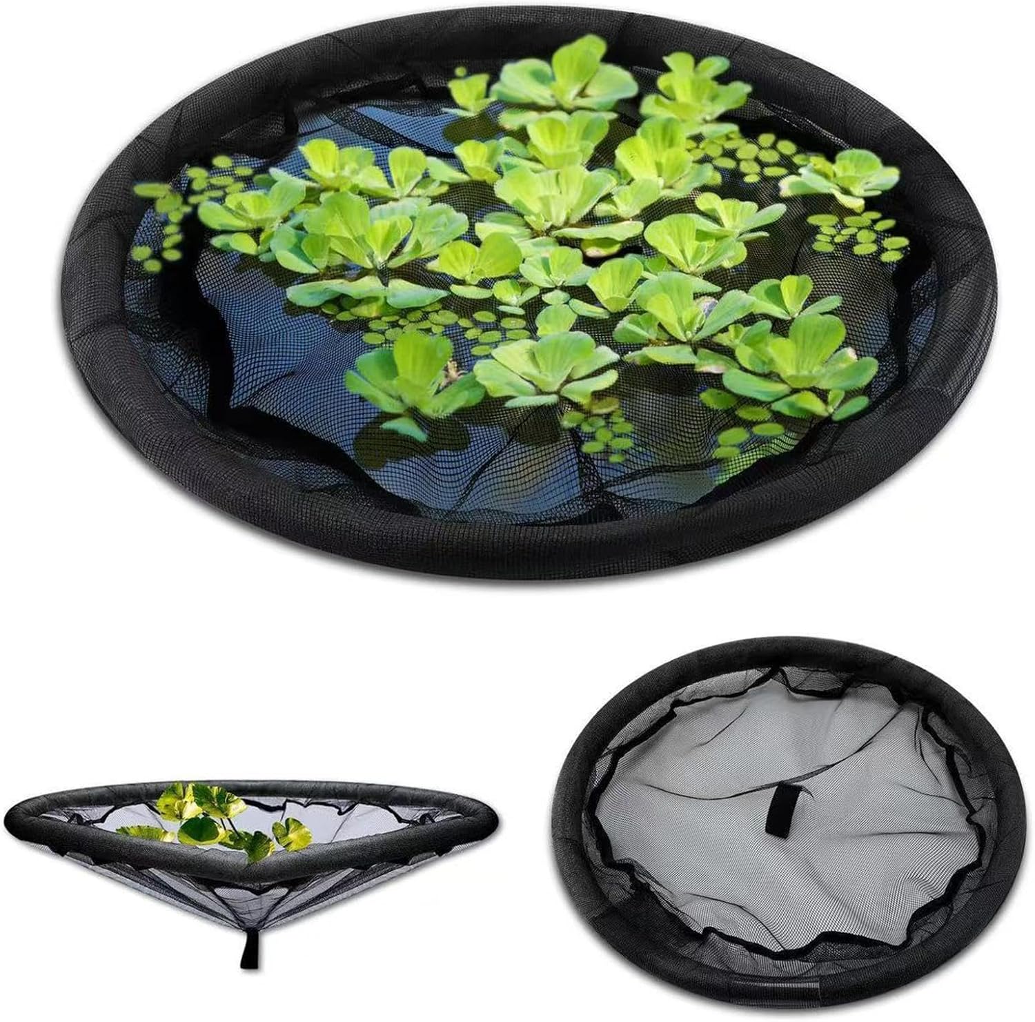 Schwimmender Schutzkorb, 80 Cm Große Schwimmende Barriere, Schwimmende Flora-insel, Optimales Wachstum Und Hemmung Von Algen, Verbessert Die Wasserqualität, Schattenspender Für Fische