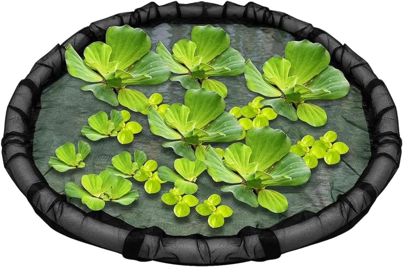 Schwimmende Teichbarriere, Teichschutz, Schwimmende Flora-insel, Feinmaschiger Korb, 45 Cm, Schwimmender Topf Mit Netz Für Teich, Garten Und Heimdekoration