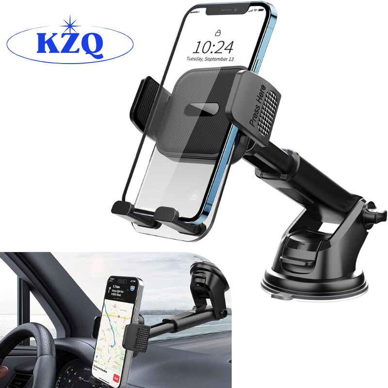 Autohandyhalterung – Extrem Starker Nanogel-saugnapf – 360°-drehung – Kompatibel Mit Smartphones Von 4 Bis 7 Zoll