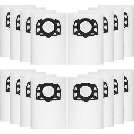 16 Staubsaugerbeutel Für Kärcher Wd4, Wd5, Wd6, Wd5 P, Wd6 P, Mv4, Mv5, Mv6, 487 Vliesfilterbeutel, Nass- Und Trockensaugerfilterbeutel, Für Kärcher 2.863-006.0