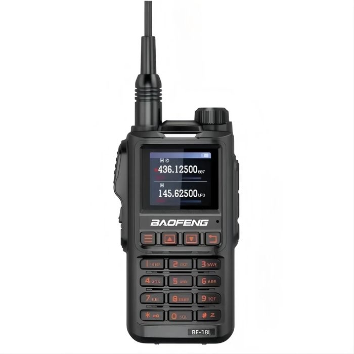 Baofeng Uv-18l High Power 7,4v Walkie-talkie, 1,77"-led-display, Taschenlampe, Dualband-vhf/uhf, Fm-radio, Usb-c-anschluss, Schutzart Ipx7, Reichweite 5–10 Km