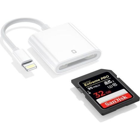 Usb Lightning Otg Hub-adapter Sd/micro Sd/sdhc/sdxc-kartenleser Kameraanschluss-kits Für Iphone Und Ipad