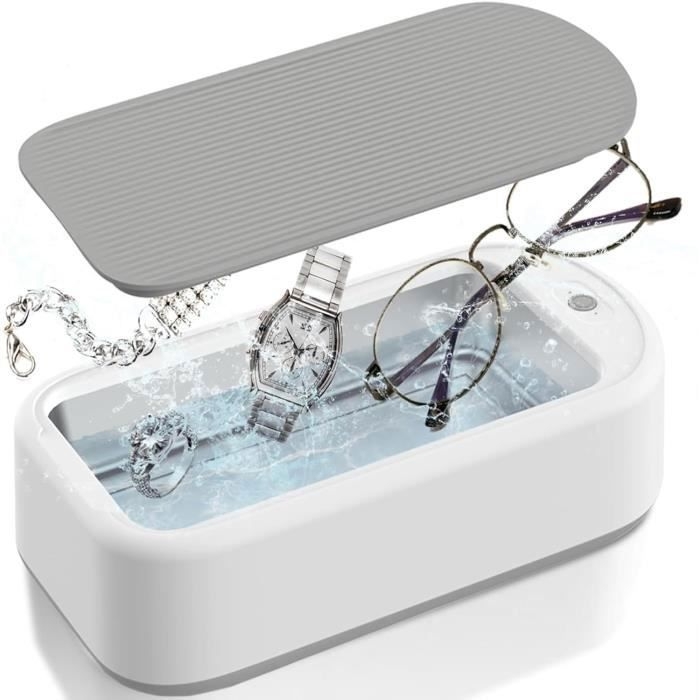 Ultraschallreiniger, 45.000 Hz Ultraschallreiniger Mit 3 Reinigungsmodi, 600 Ml Tragbares Reinigungsgerät Für Schmuck Und Uhren