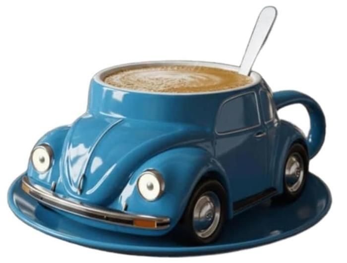 Kaffeebecher In Käferform, Originelle Teetasse Für Zuhause Und Büro, Kreatives Geschenk Für Käferliebhaber (blau)