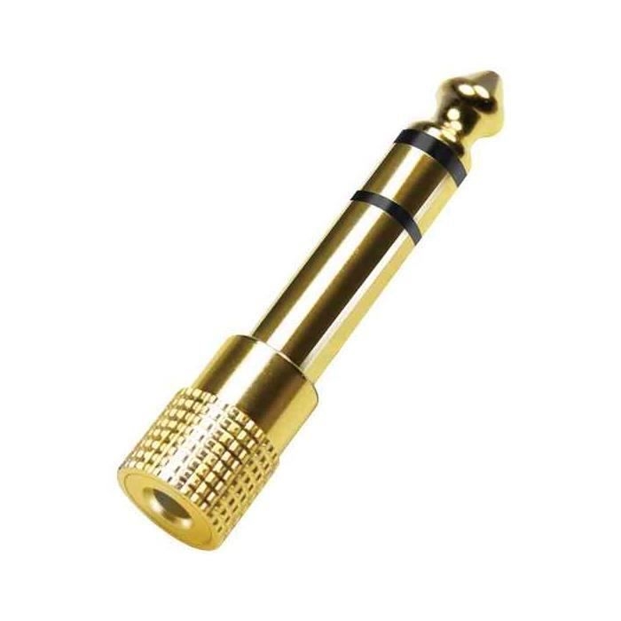 Audioadapter – Logilink – Ca1213 – 6,35 Mm Auf 3,5 Mm Klinkenstecker – Geschirmt – Vergoldet