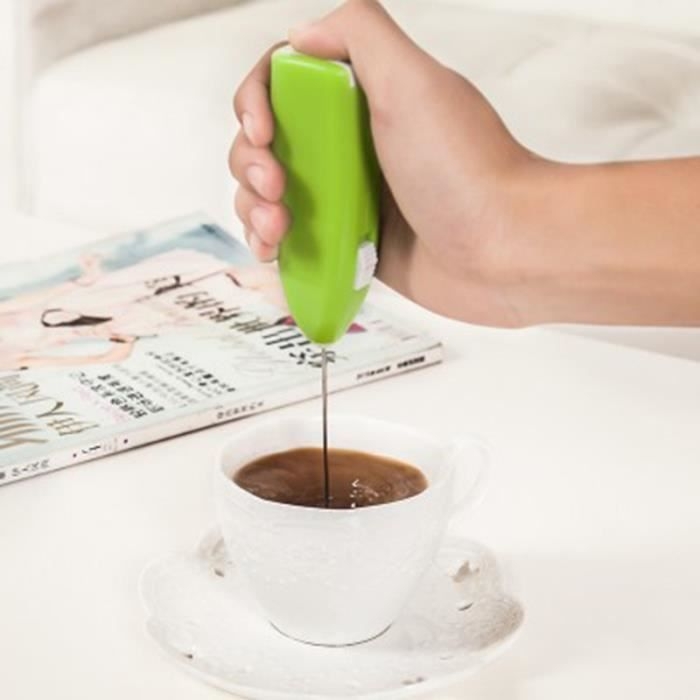 Elektrischer Mini-küchenbesen, Grün, Eierquirl, Handmixer Für Kaffee Und Getränke, Edelstahl