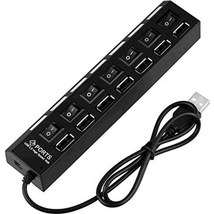 7-port-usb-hub Mit Ein-/ausschalter