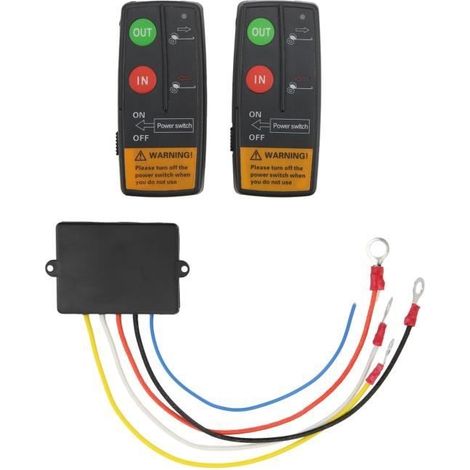 Juz 2-teiliges Drahtloses Seilwinden-fernbedienungsset 12v Schalter 7429604535047