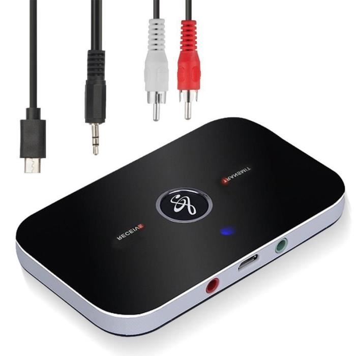 Musou Bluetooth-sender/empfänger, Bluetooth 4.0 Sender/empfänger, 2-in-1 Kabelloser Bluetooth-audioadapter Für Fernseher Und Mp3-player