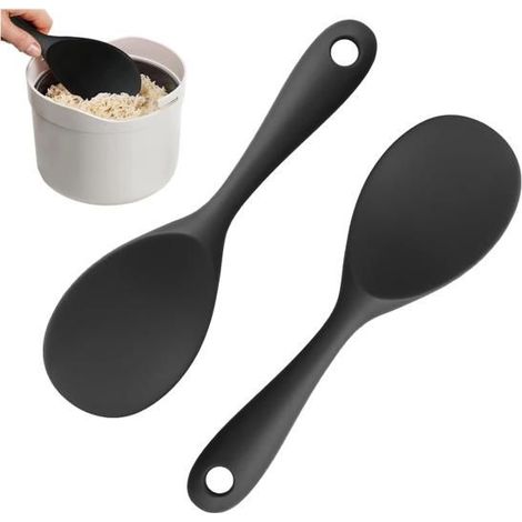 Set Mit 2 Reislöffeln, Reislöffeln, Servierlöffeln, Reislöffeln, Reislöffeln, Küchenutensilien, Löffeln