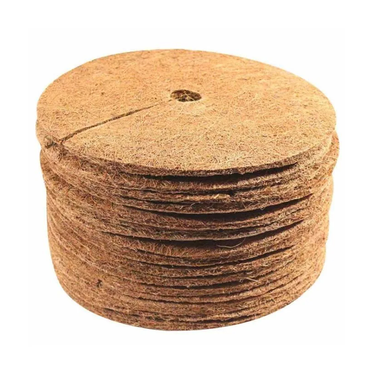 10 Stück Kokosmatten-scheibenmulch-topf-pflanzenschutzmatte Für Zuhause, Hotel, Garten (40 Cm)