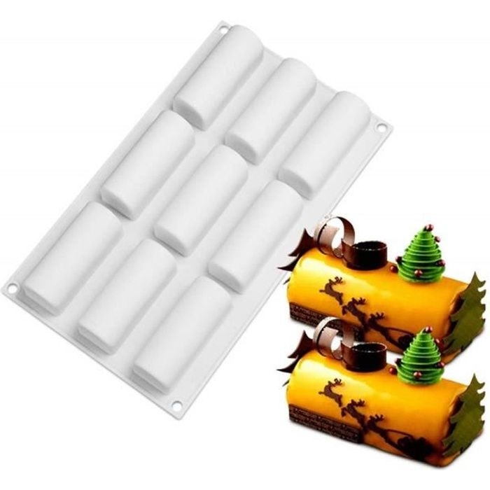 Mini-knoblauchform Oder 9-fach-einsatzform Für Schokoladengebäck, Mousse-desserts, 3d-kuchen, Antihaftbeschichtet