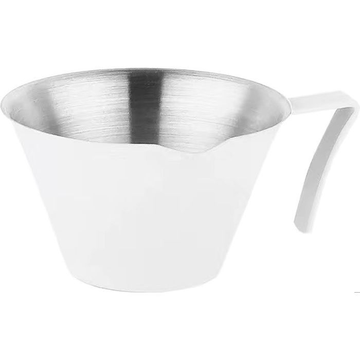 Espressotassen, 100 Ml Mit Edelstahlgriff, Espressomessbecher Aus Edelstahl, Tassen