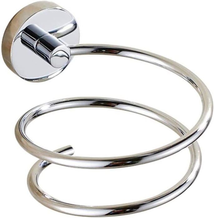 Wandmontierter Haartrocknerhalter Aus Verchromtem Edelstahl 304 (11 X 8,5 X 13 Cm)