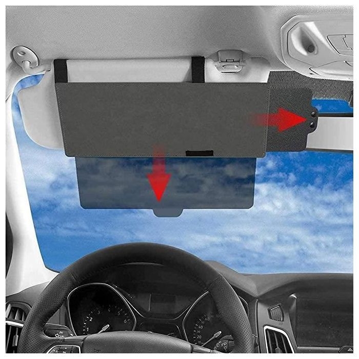 Sonnenblendenverlängerung Für Autos, Verstellbarer Blendschutz Mit Uv-schutz Für Alle Pkw, Transporter Und Lkw