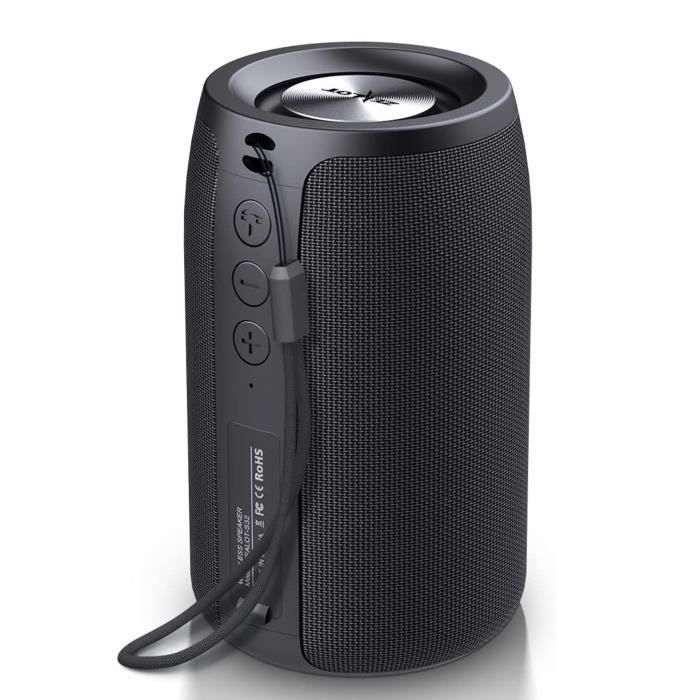 Tragbarer Bluetooth-lautsprecher, Kabelloser Lautsprecher, Tws-stereo-bluetooth-lautsprecher Mit Kraftvollem Bass, Ipx6 Wasserdicht, 15 Stunden Akkulaufzeit
