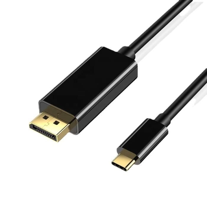 Usb-c-auf-displayport-4k-60hz-kabel (thunderbolt 3 Auf Dp 1.2) Für Surface, Macbook, Imac, Ipad, Dell, Hp, Lenovo, Huawei – 1,8 M