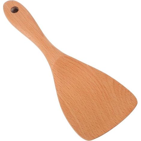 Set Aus Antihaftbeschichteten Pfannen Und Reislöffeln Aus Holz Zum Kochen