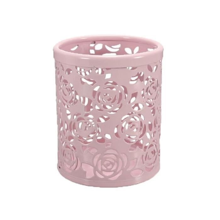 Lugii Runder Würfel Stahlnetz Hohlbürstenplatte Topfmund Rosa Rosen