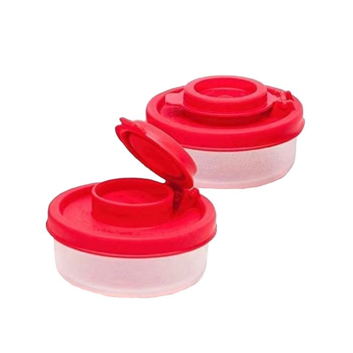 Salz- Und Pfefferstreuer, Mini-gewürzdosen – Rot – Abs – 5,2 Cm Durchmesser